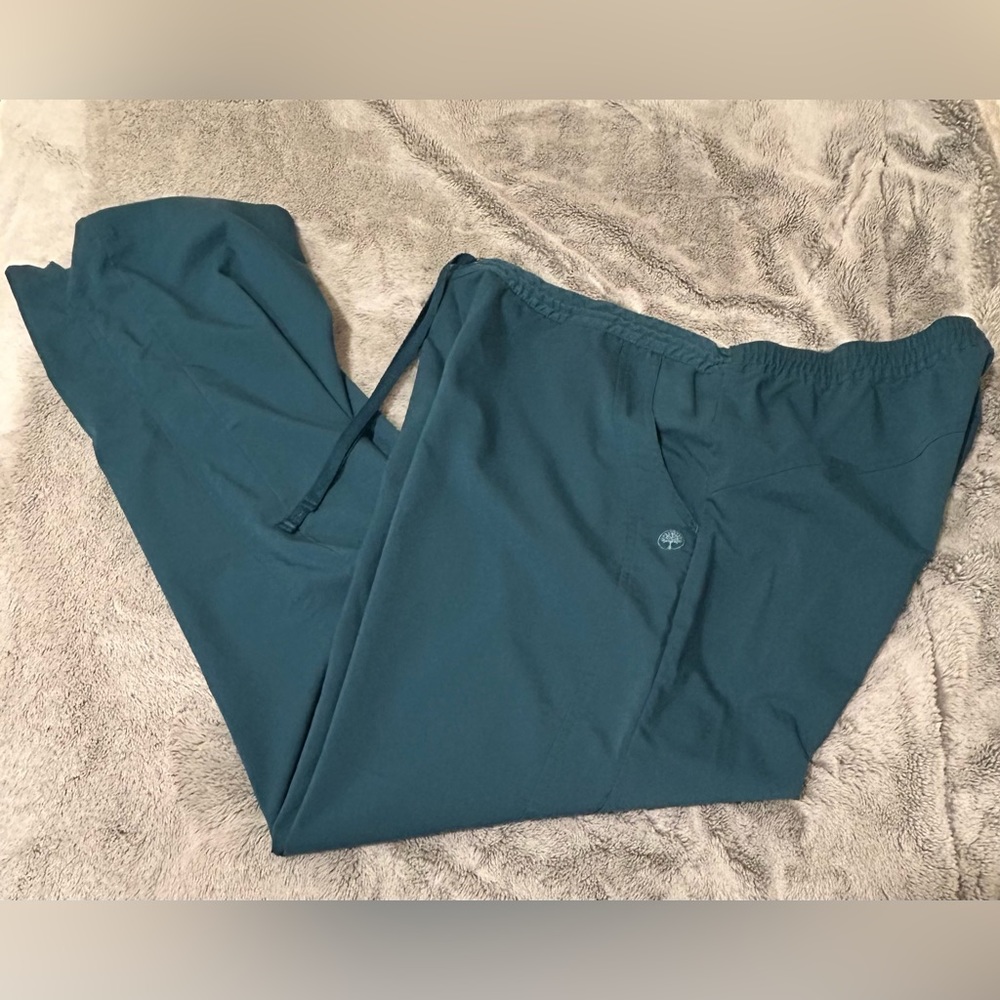 Purple Label by Healing Hands Scrub Pants XL Caribbean Blue